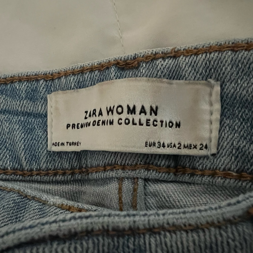 ZARA SONORA BLUE SKINNY JEANS - SIZE 2